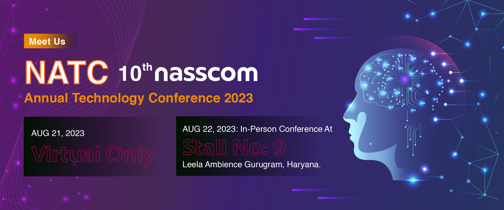 SparxIT at the 10th NASSCOM NATC’s Exhibition on August 21st and 22nd