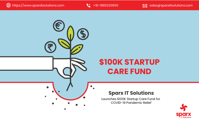 Sparx IT Solutions Launches Startup Care Fund Worth $100k to Overcome COVID-19: The Pandemic